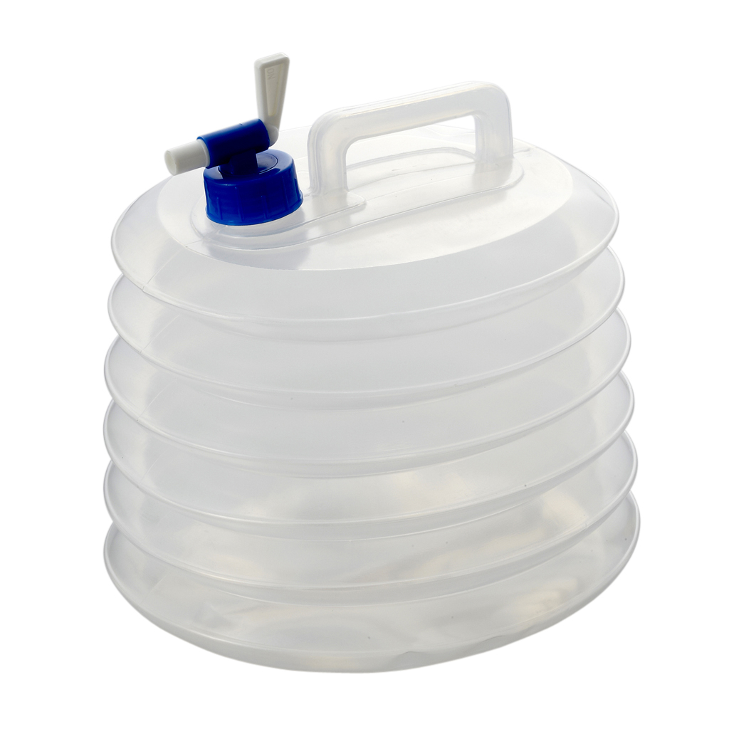 ジャバラ式の防災用ポリタンク(内容量10L)