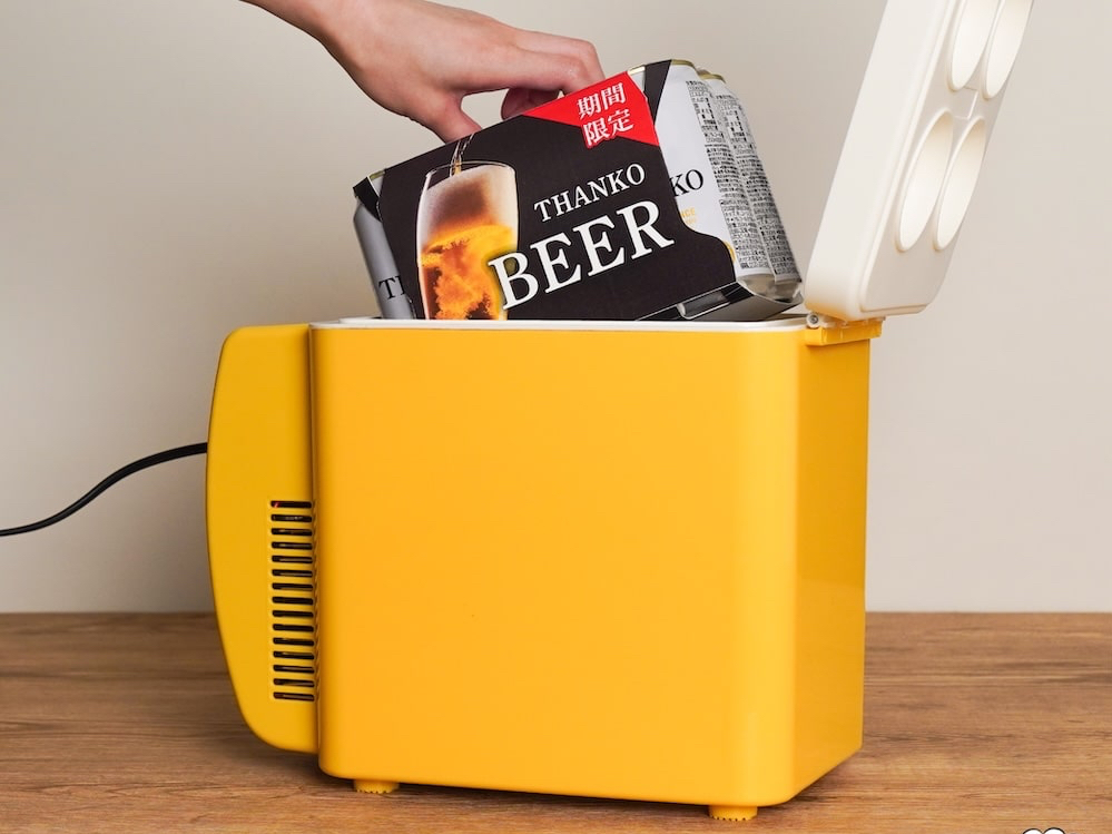 6缶パックがすっぽり入る 6缶ビール冷蔵庫 TKSC25SYL