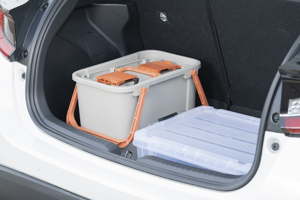 自動車のトランクなどにも入るコンパクトなサイズ