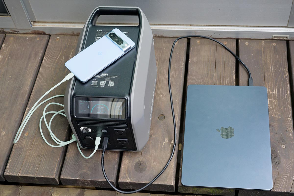 ノートパソコンやスマホをフルスピードで充電