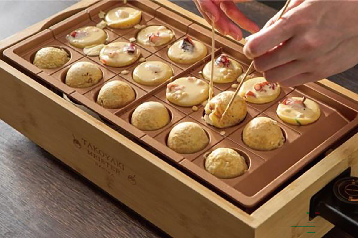 誰でも簡単に本格的なたこ焼きが焼ける