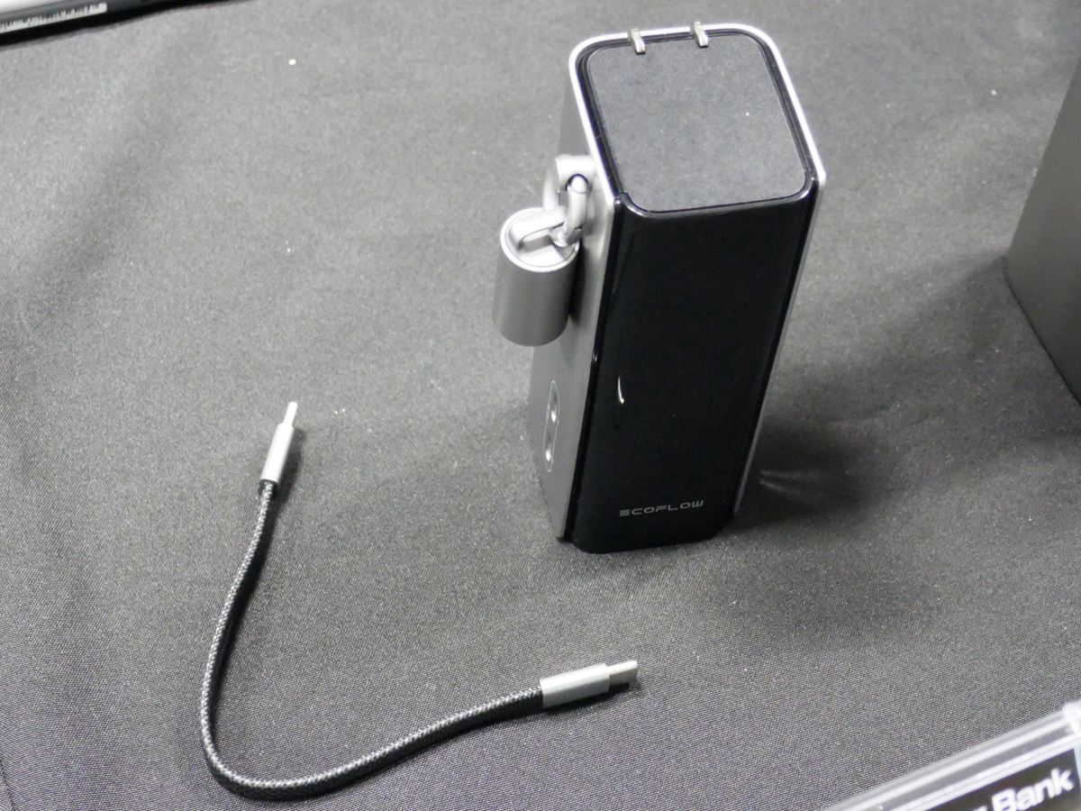 ストラップのように見えるのはUSB Type-Cケーブル