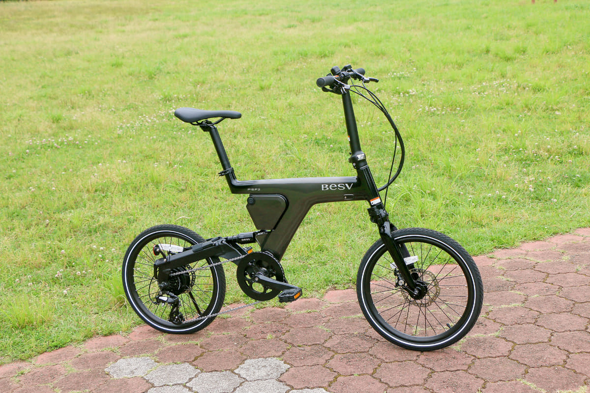 試乗したのは折りたたみが可能な「PSF2」。重量は18.9kgで「PSF2」の18.3kgより少し重くなっている