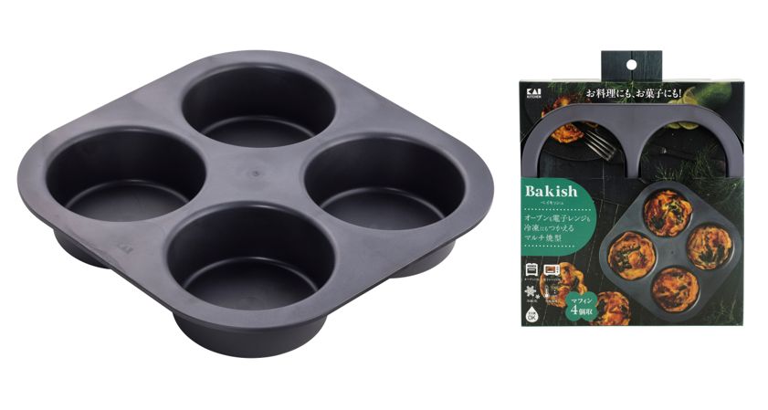マルチ焼型マフィン型(4個取)