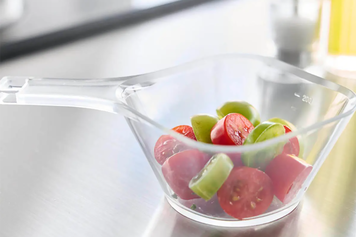 電子レンジ対応洗いやすいハンドル付き下ごしらえボウル タワー