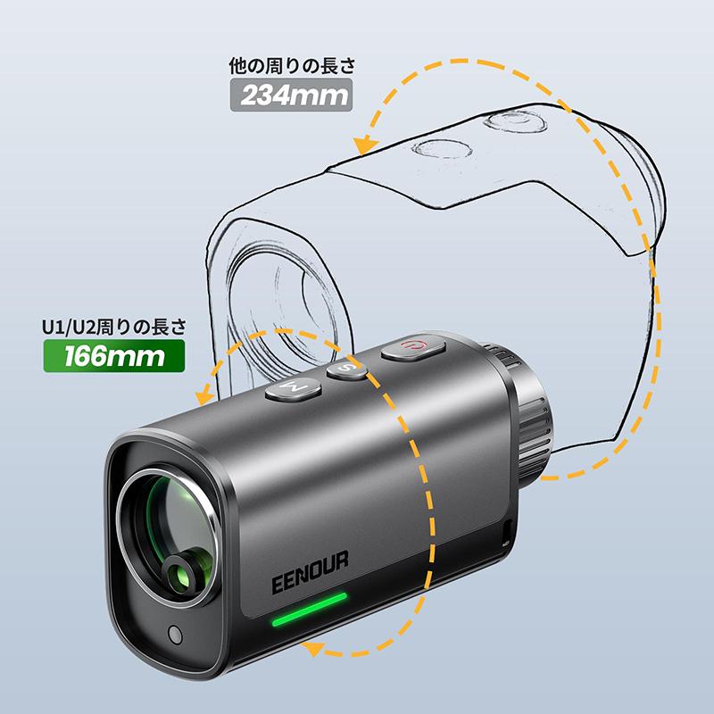 コンパクトかつ円筒型デザインで握りやすい