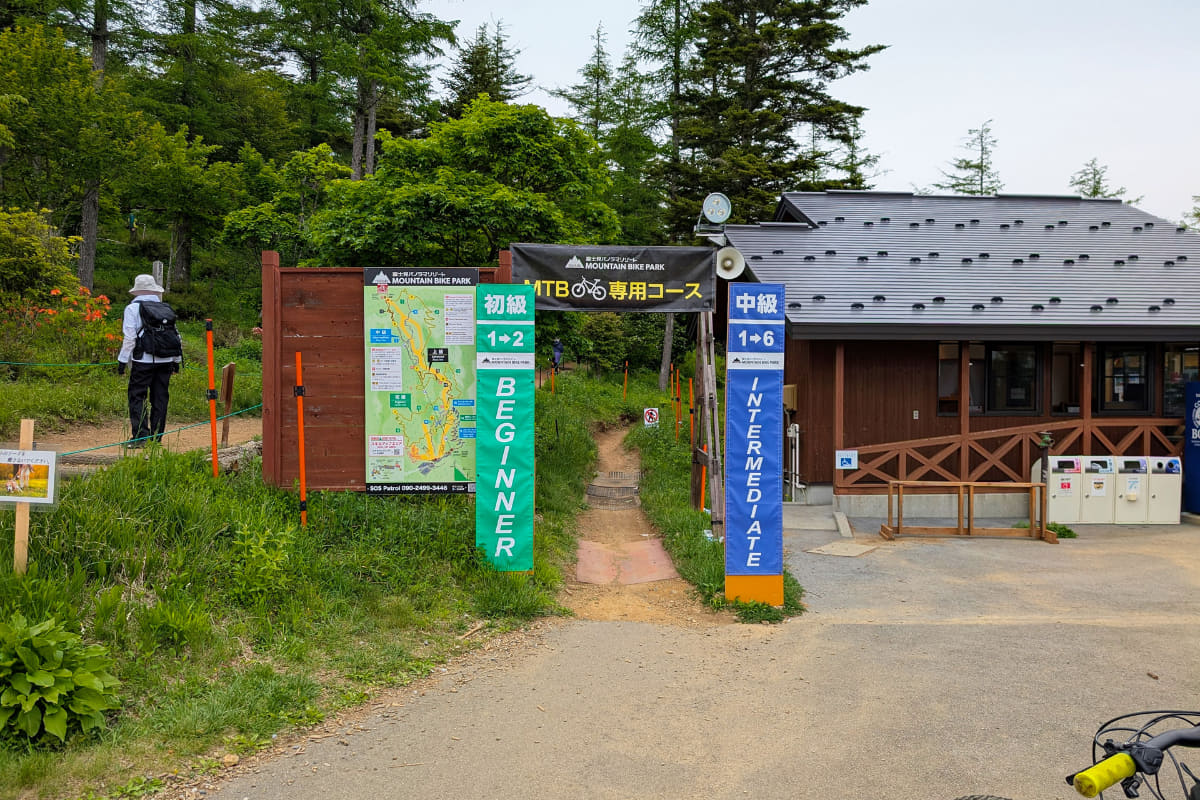 なので当然、初級コースの入口へ