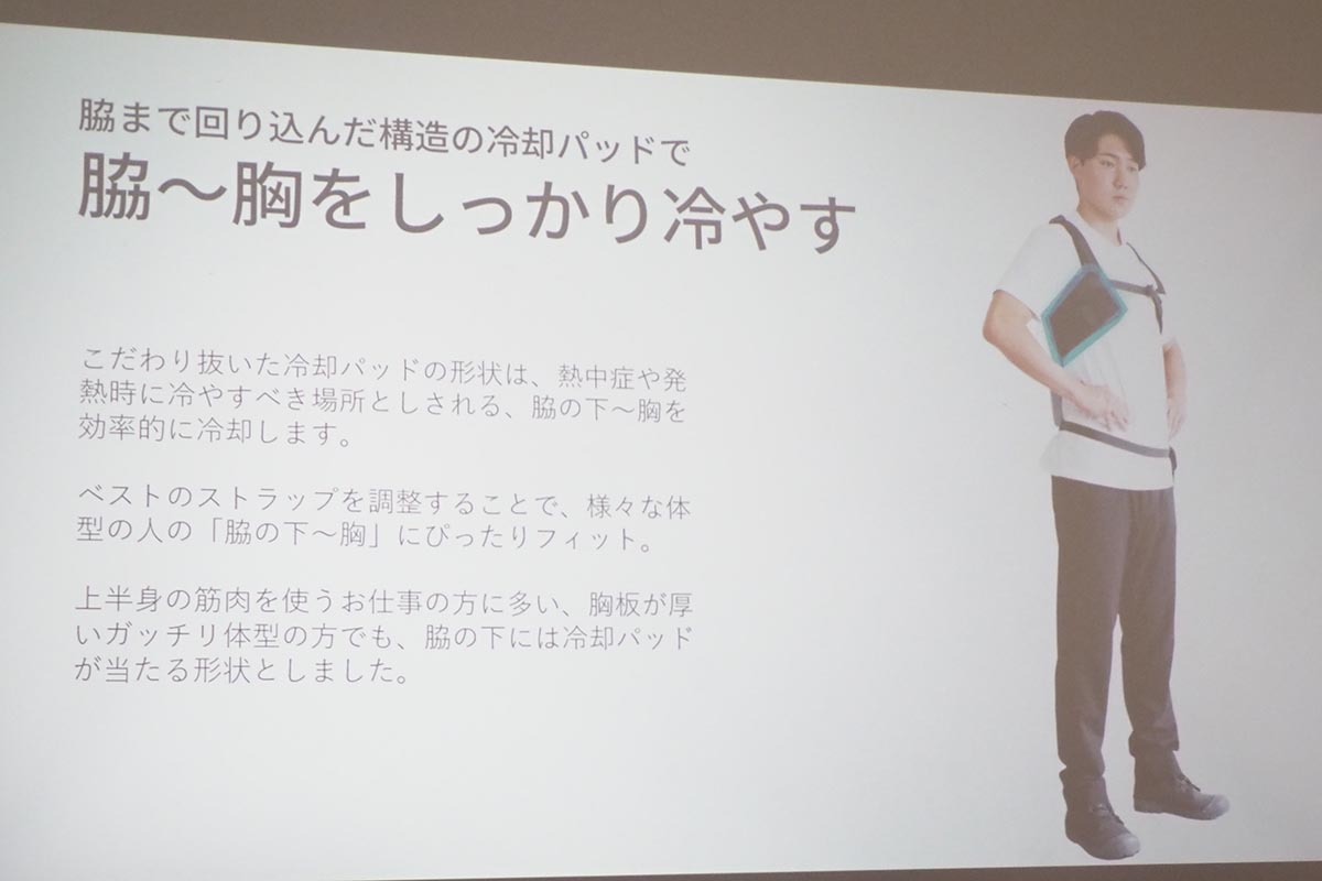 ChillerXの装着例