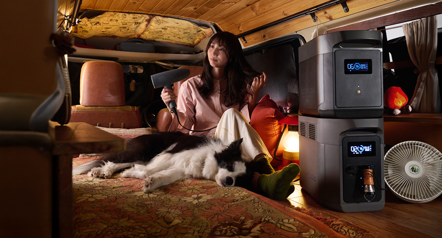 約2日間の車中泊もできる大容量