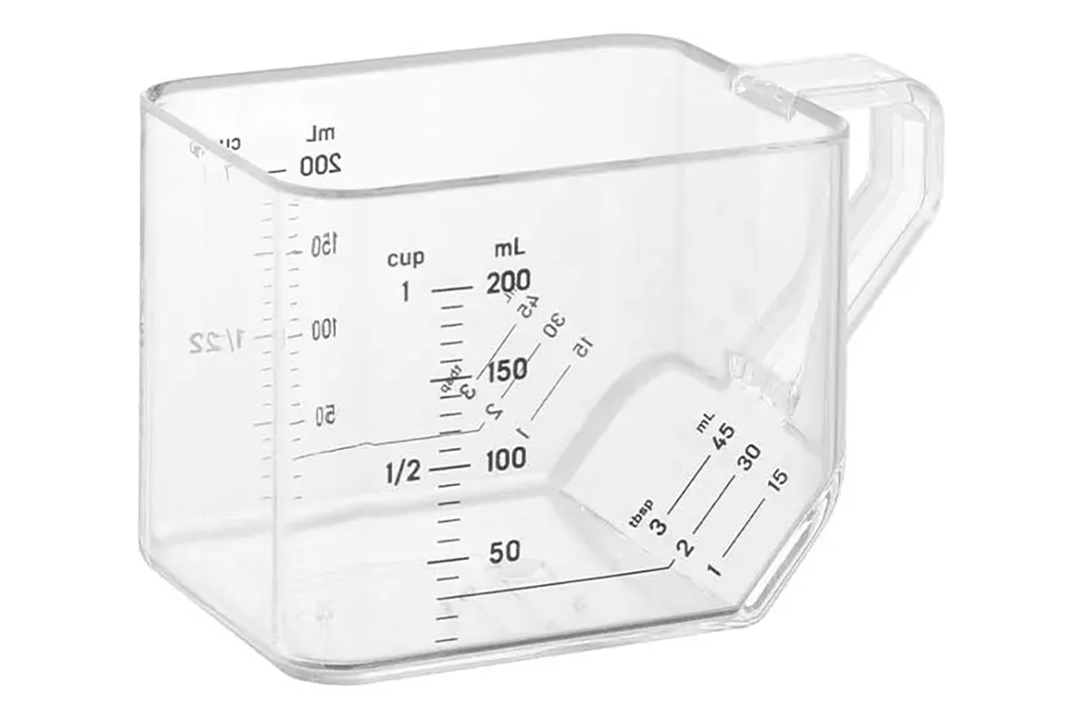 大さじも量れる計量カップ タワー