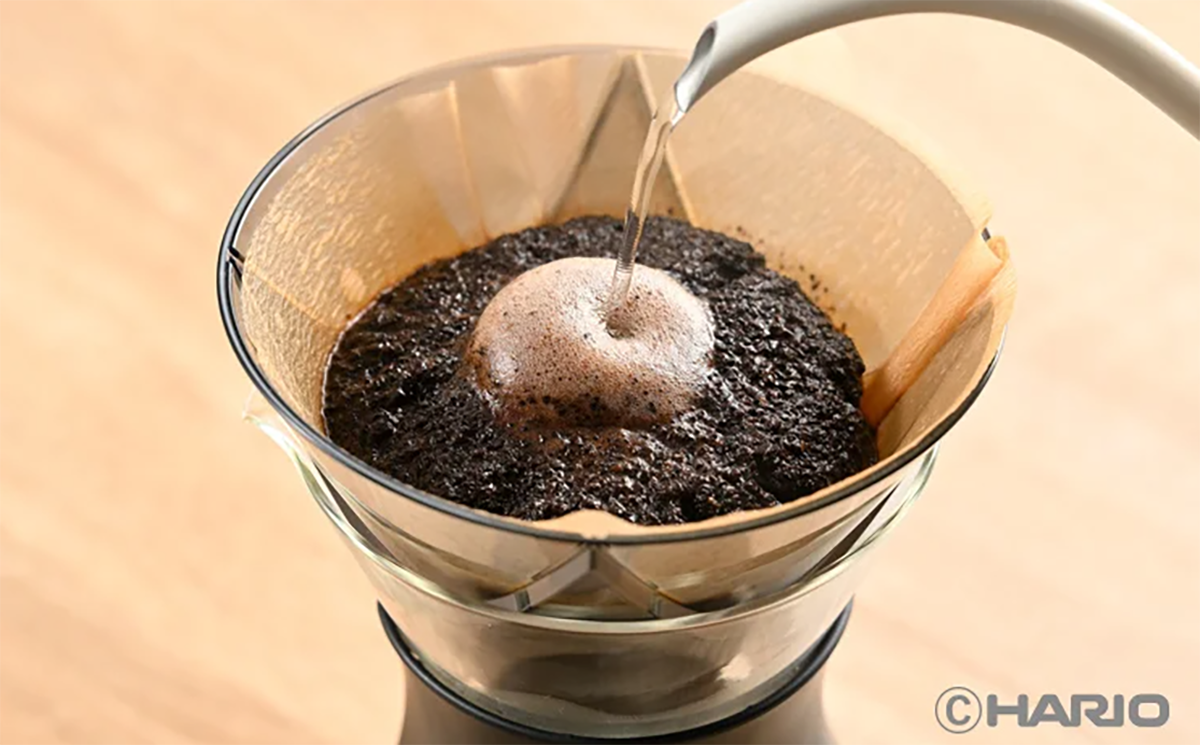 注ぐだけで美味しいコーヒーを抽出できる