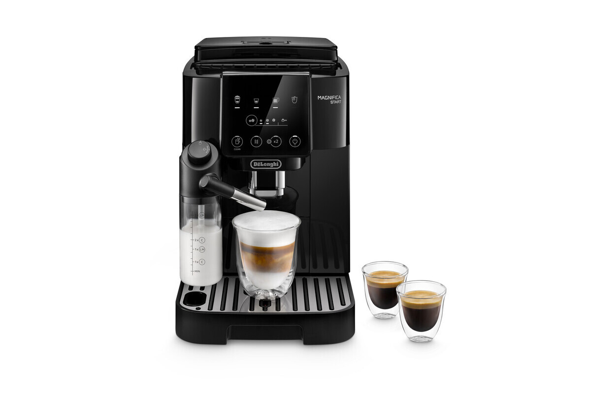 マグニフィカ スタート 全自動コーヒーマシン ミルクモデル ECAM22062 ブラック
