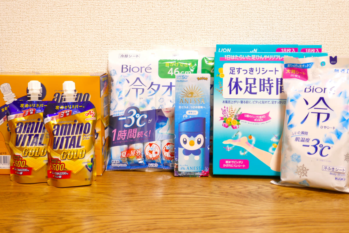 夏フェスの持ち物を暑さ対策アイテム中心に紹介します
