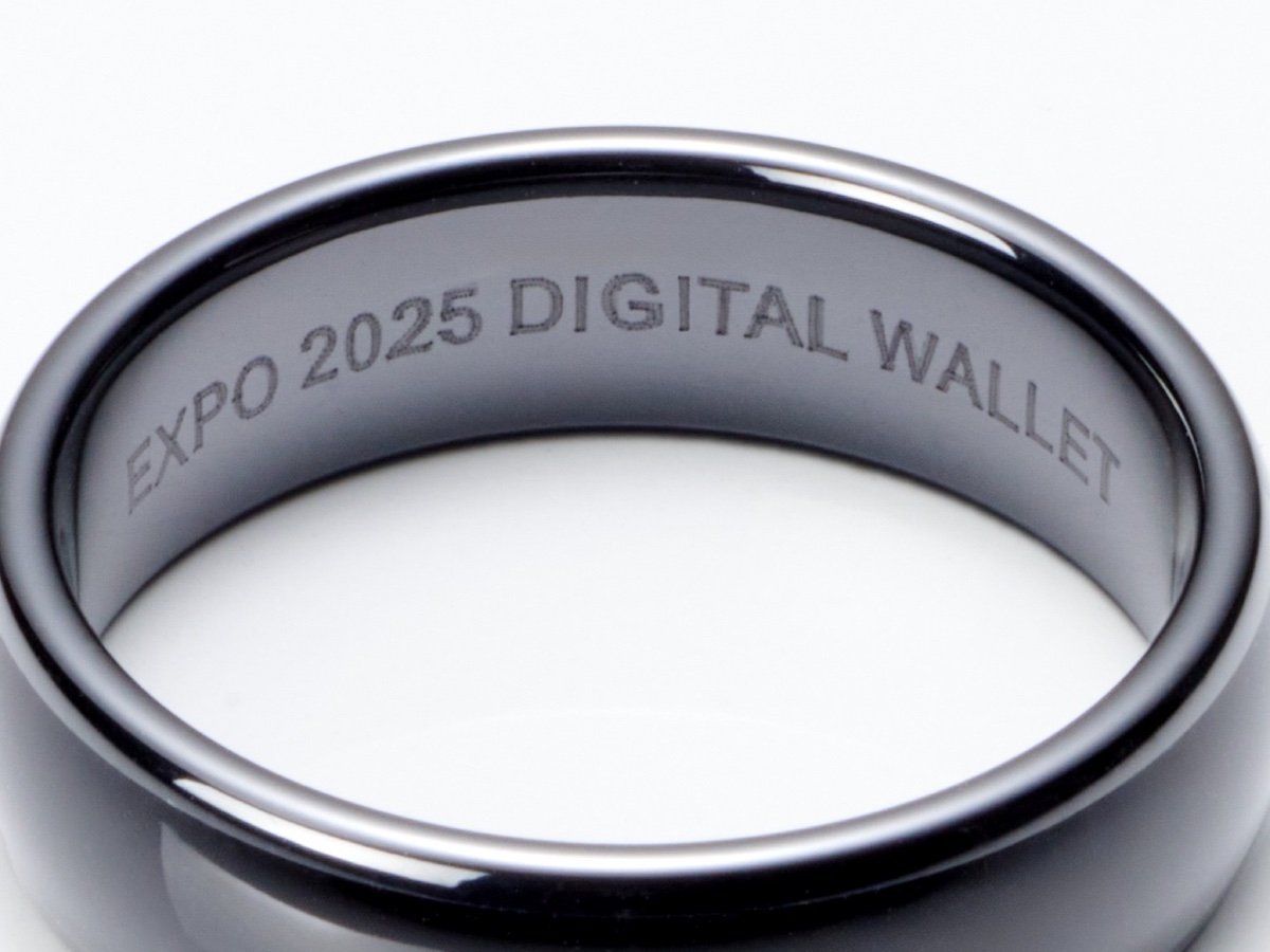 EXPO 2025 DIGITAL WALLETの刻印入り