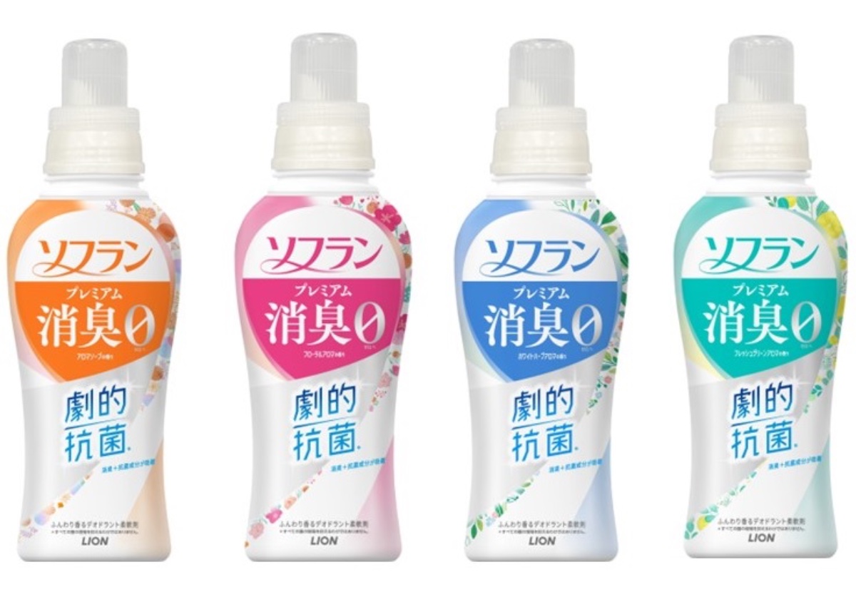 消臭効果のあるライオンの柔軟剤「ソフラン プレミアム消臭」