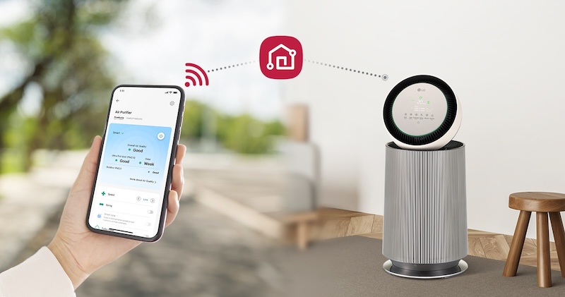 外出先からもアプリから部屋の空気の状態を確認できるほか、電源のオン/オフなどの操作が可能