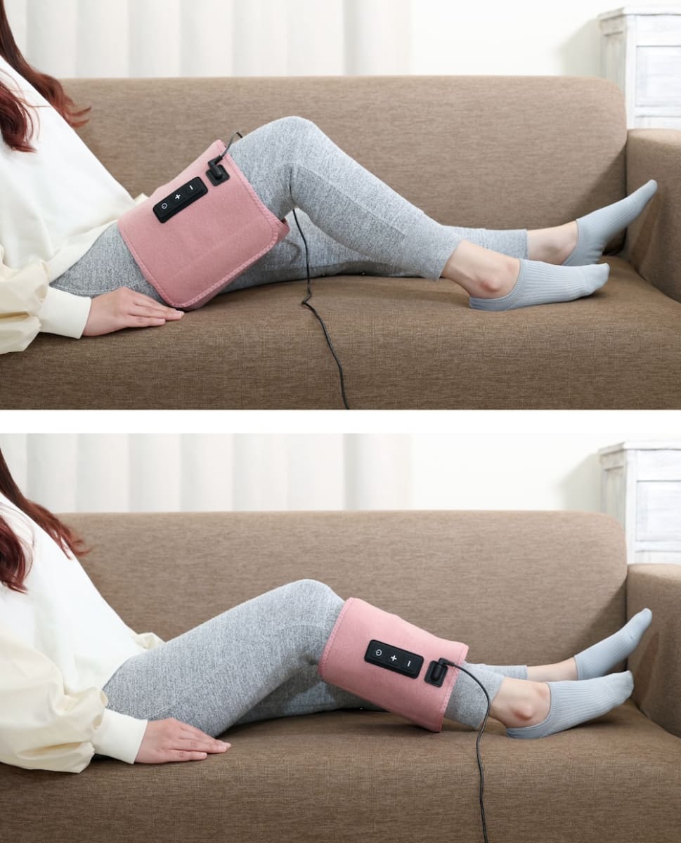 太ももとふくらはぎをケアできる