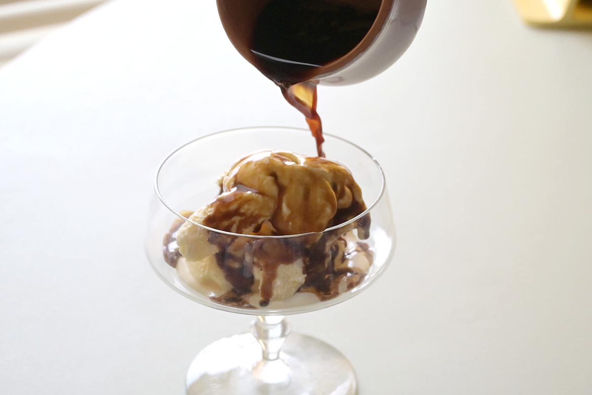 エスプレッソをかけてみました