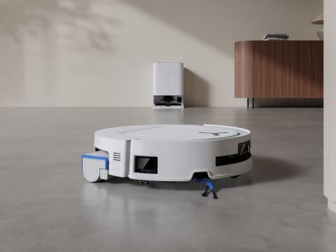 エコバックスのロボット掃除機、ローラー搭載で清潔に水拭き