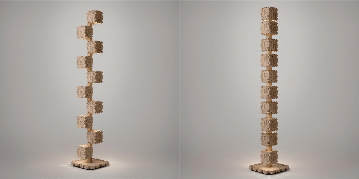 TALIESIN HOMAGE – archaeological lamp