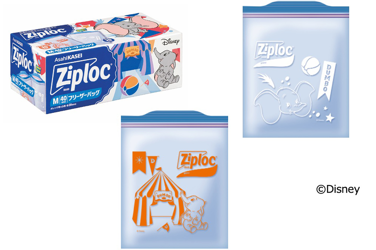 ジップロック フリーザーバッグ Mサイズ 40枚入 <Disney> 25
