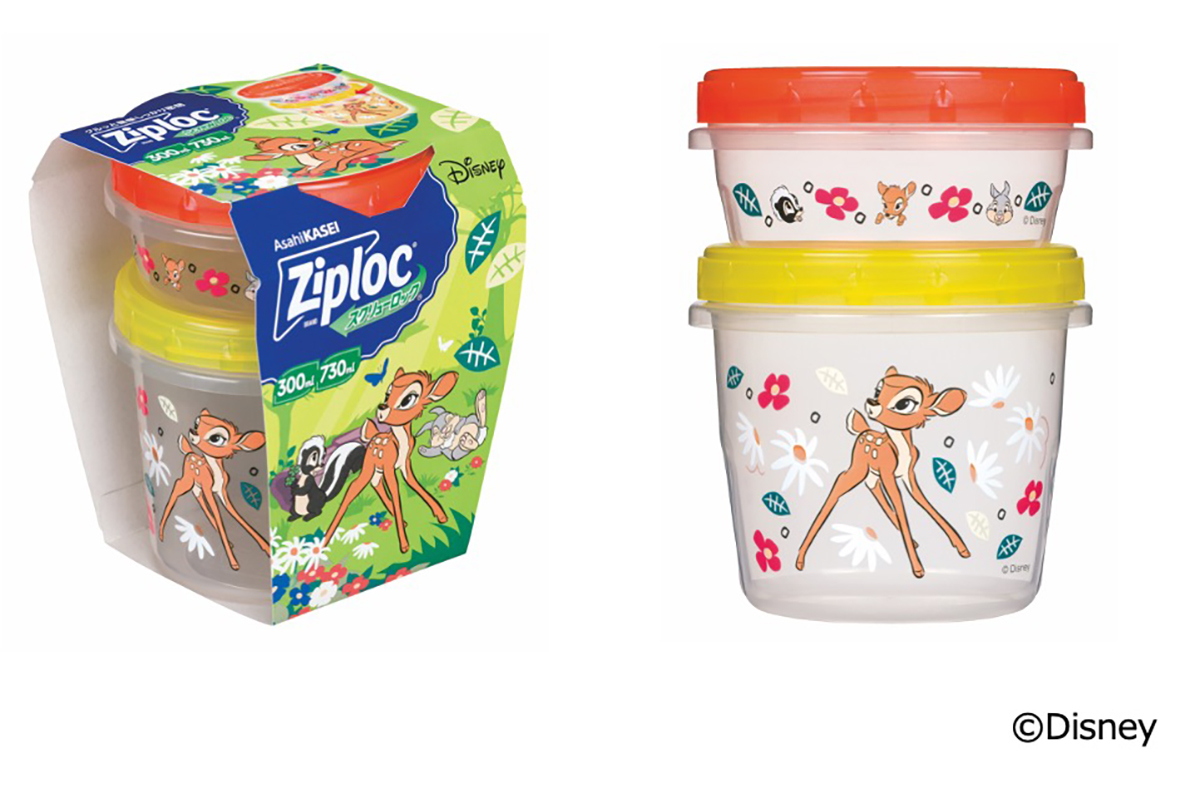 ジップロック スクリューロック 300ml&730ml 各1個入 <Disney> 25