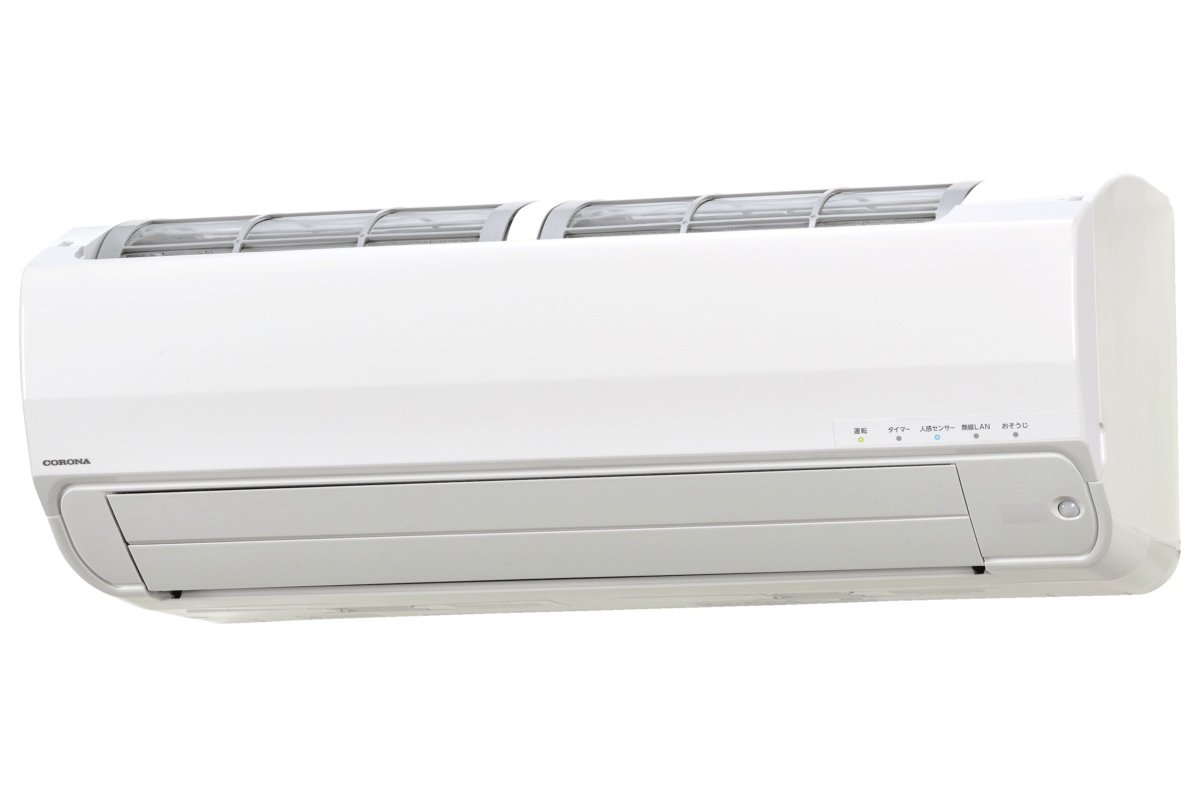 写真はコロナのルームエアコン「ReLaLa」Zシリーズ