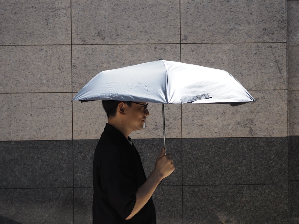 ローソン×コールマン「晴雨兼用・自動開閉折りたたみ傘 55cm」