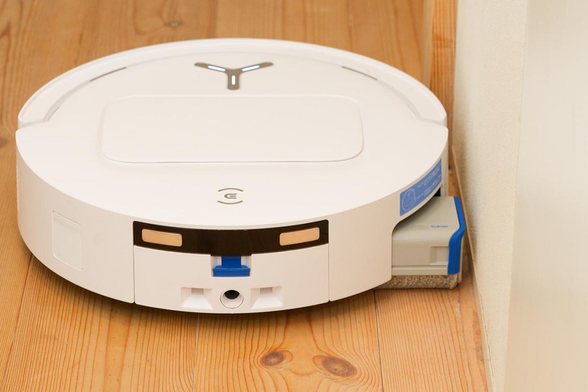 本体と壁の距離に合わせて滑らかに伸縮するローラーモップ