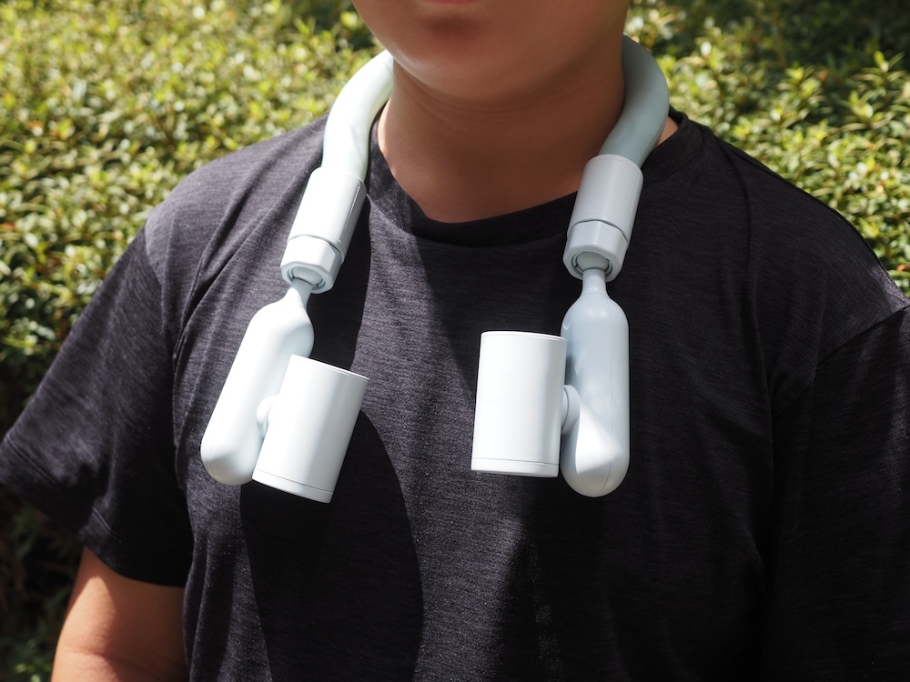 アイスリング付き首掛け扇風機 ICERINGFANDY MR-FANF94