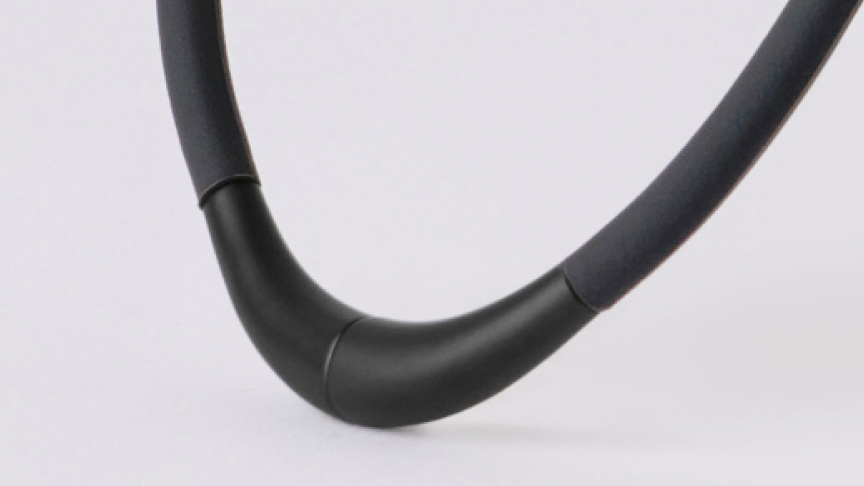 U字マグネット構造により重心が安定