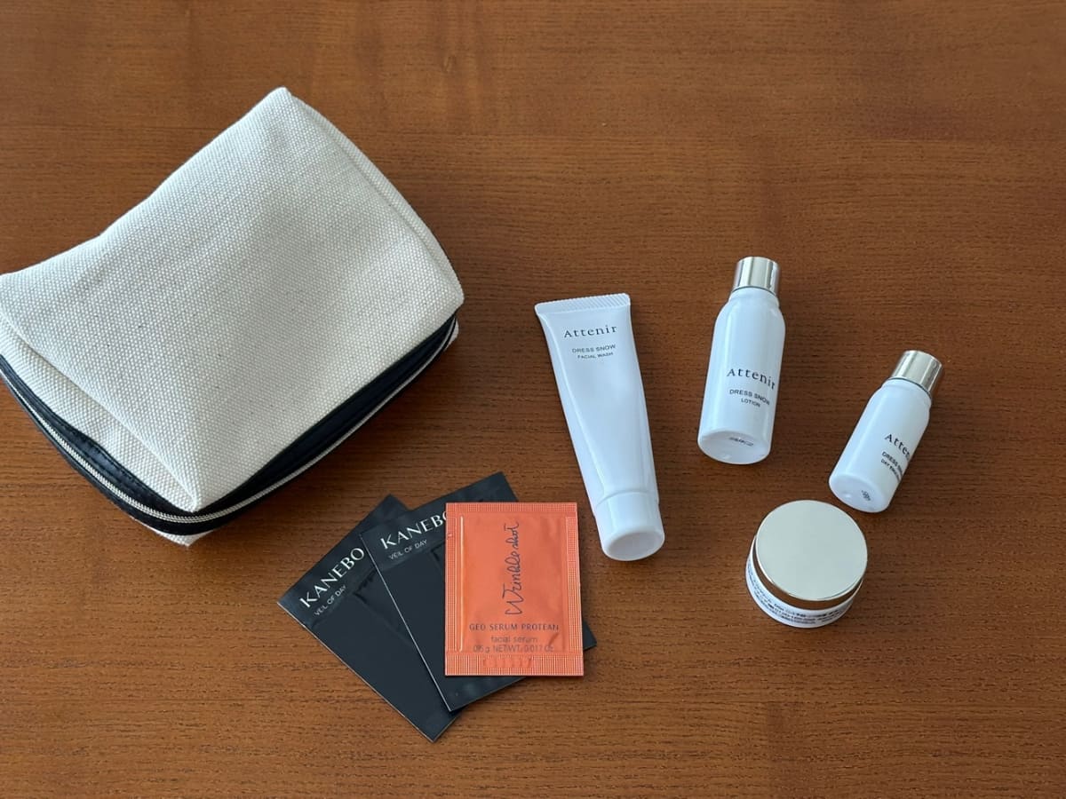 旅行には試供品が便利