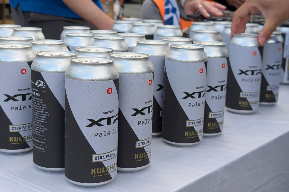 「XTR」ラベルの特別なクラフトビールまで。もちろん飲んだら(自転車も)乗ってはいけない!