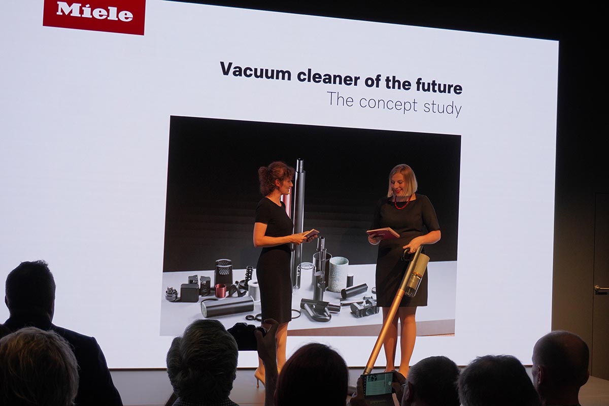 ドイツのプレミアム家電メーカー、ミーレはモジュラー交換式のスティック掃除機のコンセプトを2024年に発表