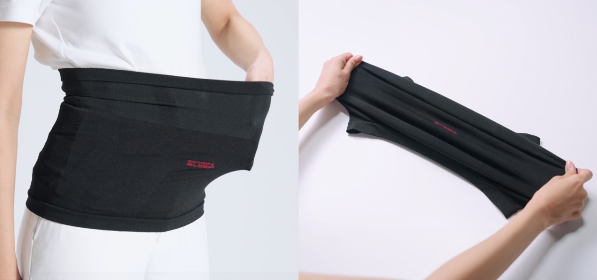 ストレッチ素材で快適に着用できる