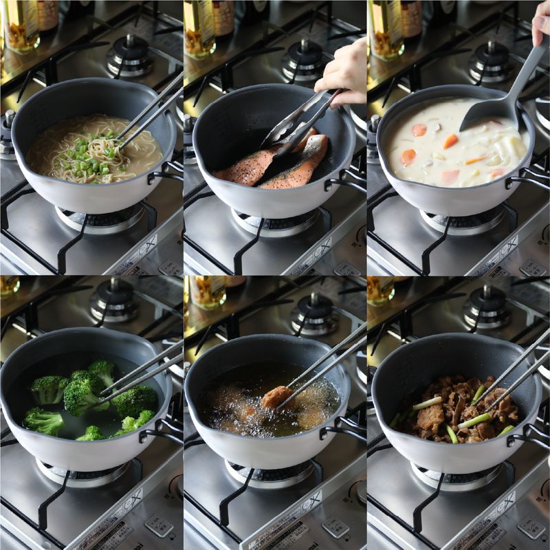 6通りの調理が可能