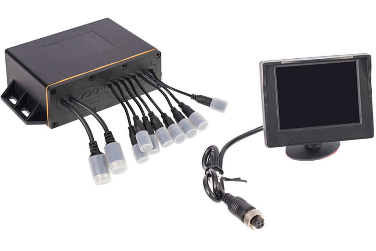 左からコントロールボックス、ディスプレイ