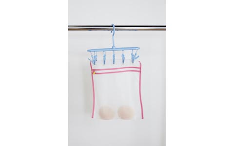 パッドは洗濯ネットに入れて干す