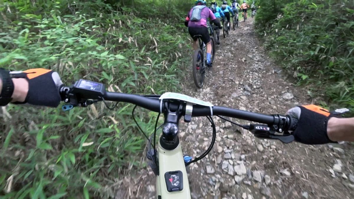 「おかわり」するには、元の地点へ戻るために上る必要があります