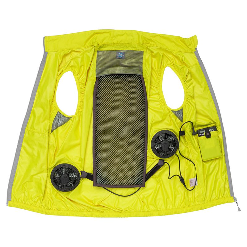 オプションの「ファンブロー 3Dメッシュバックパネル」(画像：モンベルオンラインストア)