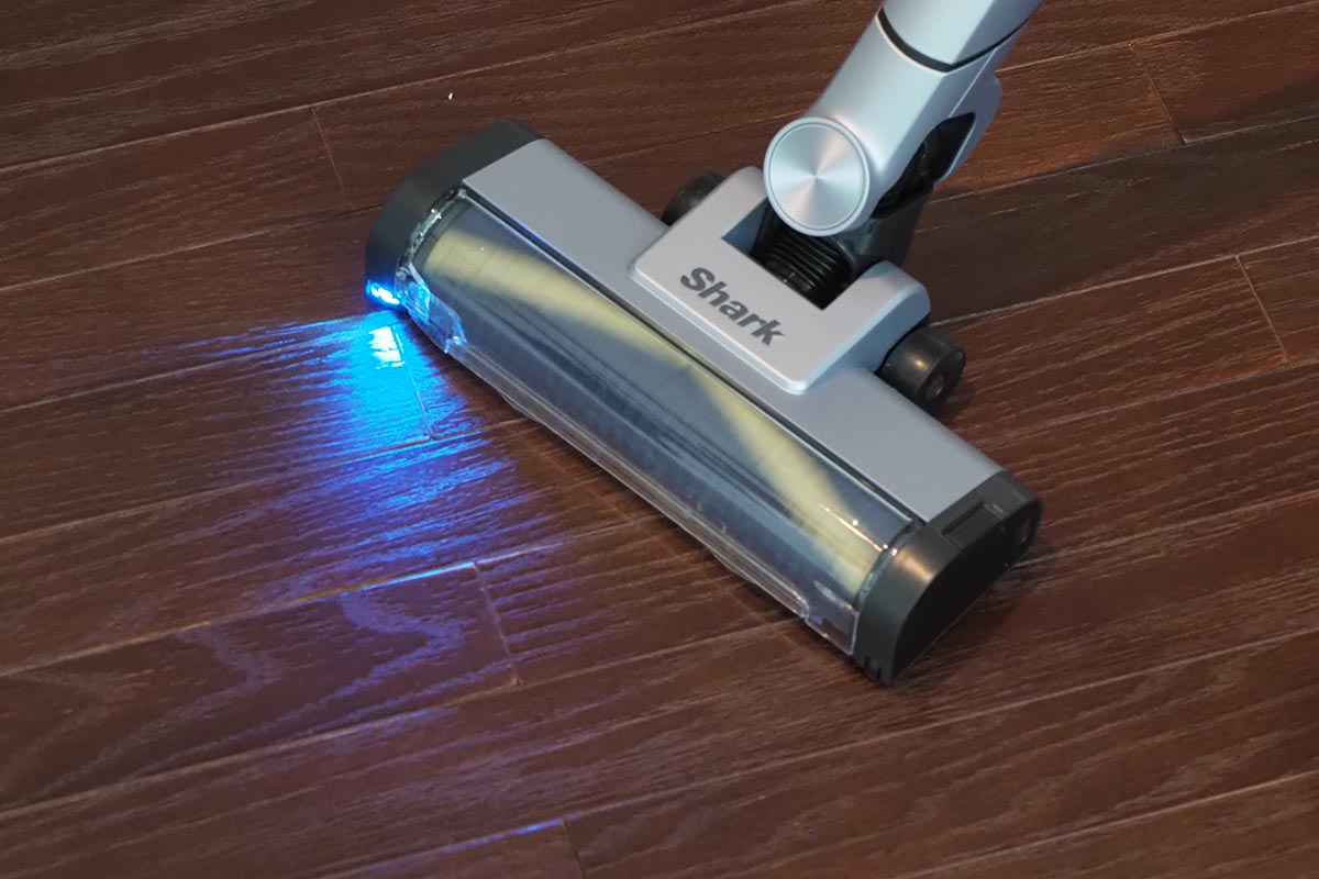 青色LEDでゴミを見やすくする