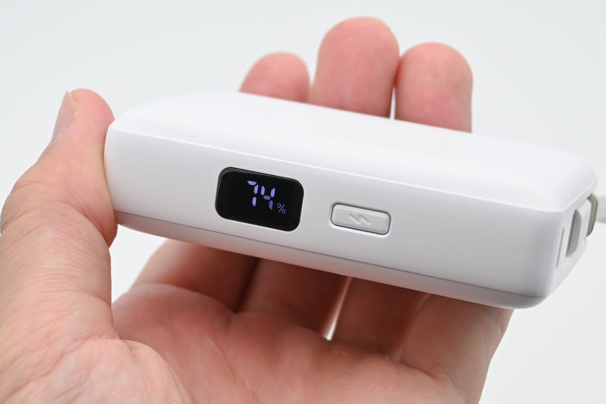 LEDやディスプレイで残量を確認できる製品の例