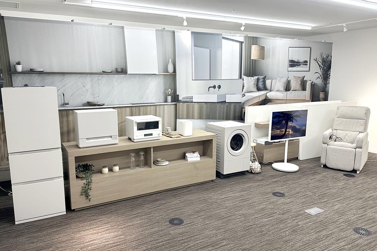 小世帯をターゲットとした「上質な家電」を提案