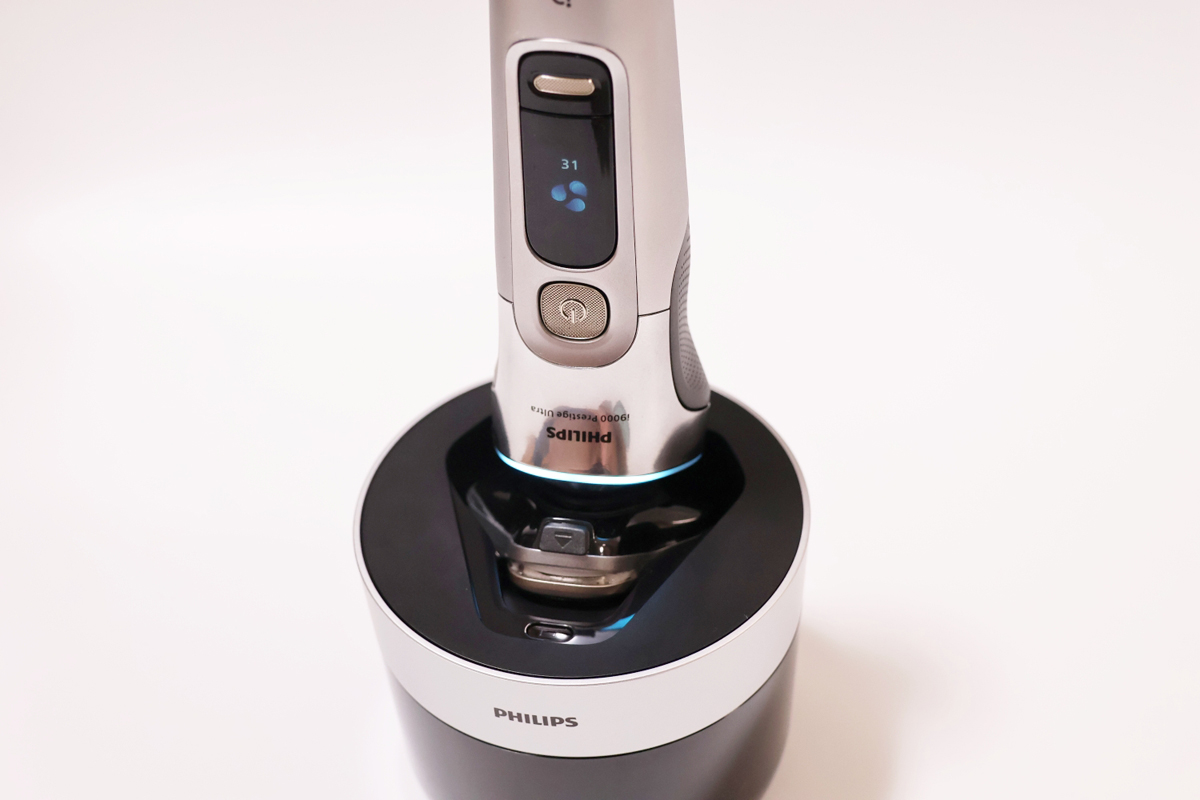 洗浄している様子