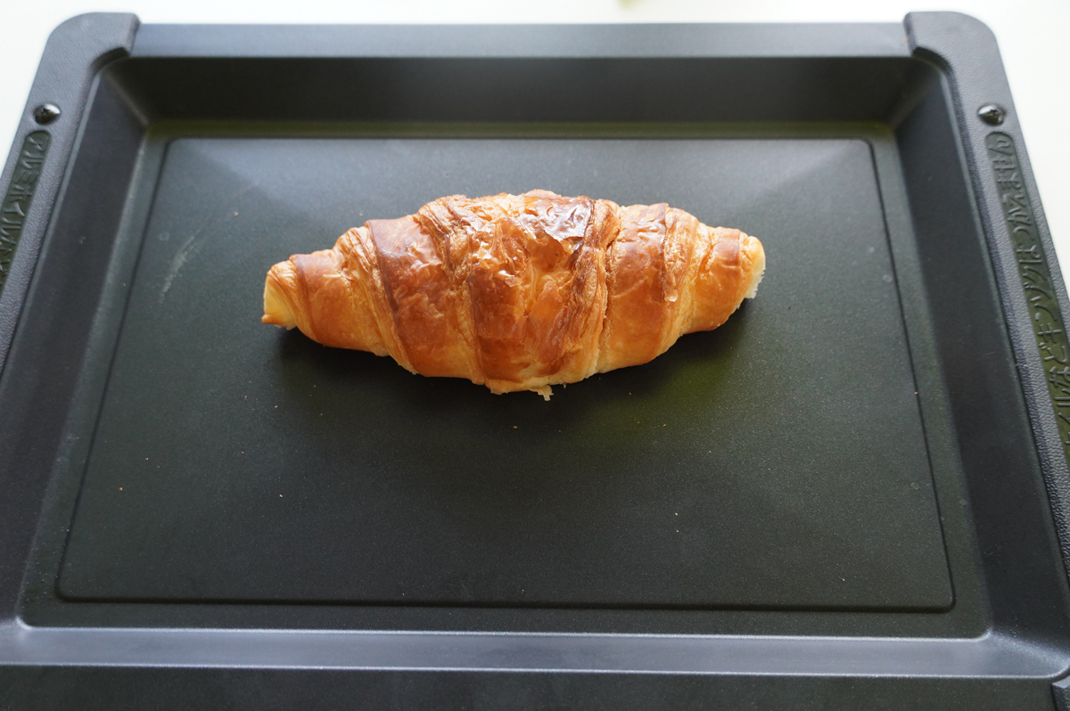 表面のさっくりした感じがもう少しほしいところ