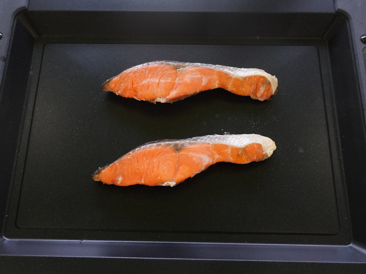 2切れ焼きました。ふっくらとした仕上がり