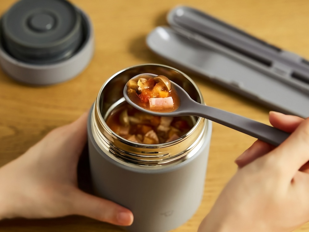 6時間後も温かいスープが食せる