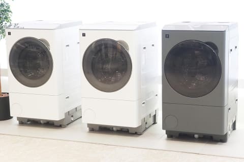 シャープ　ドラム式洗濯乾燥機　2022年製 シャープ、初の生成AI採用ドラム洗濯機 タオル乾燥ふわふわor