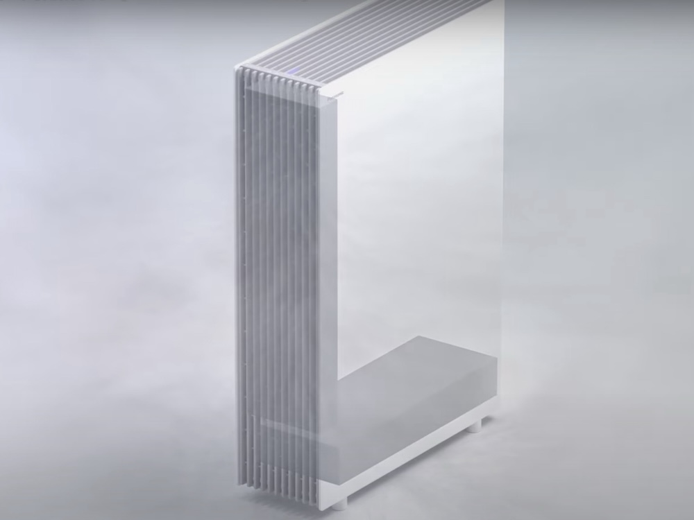 前と底のL字型に2つのフィルターを内蔵