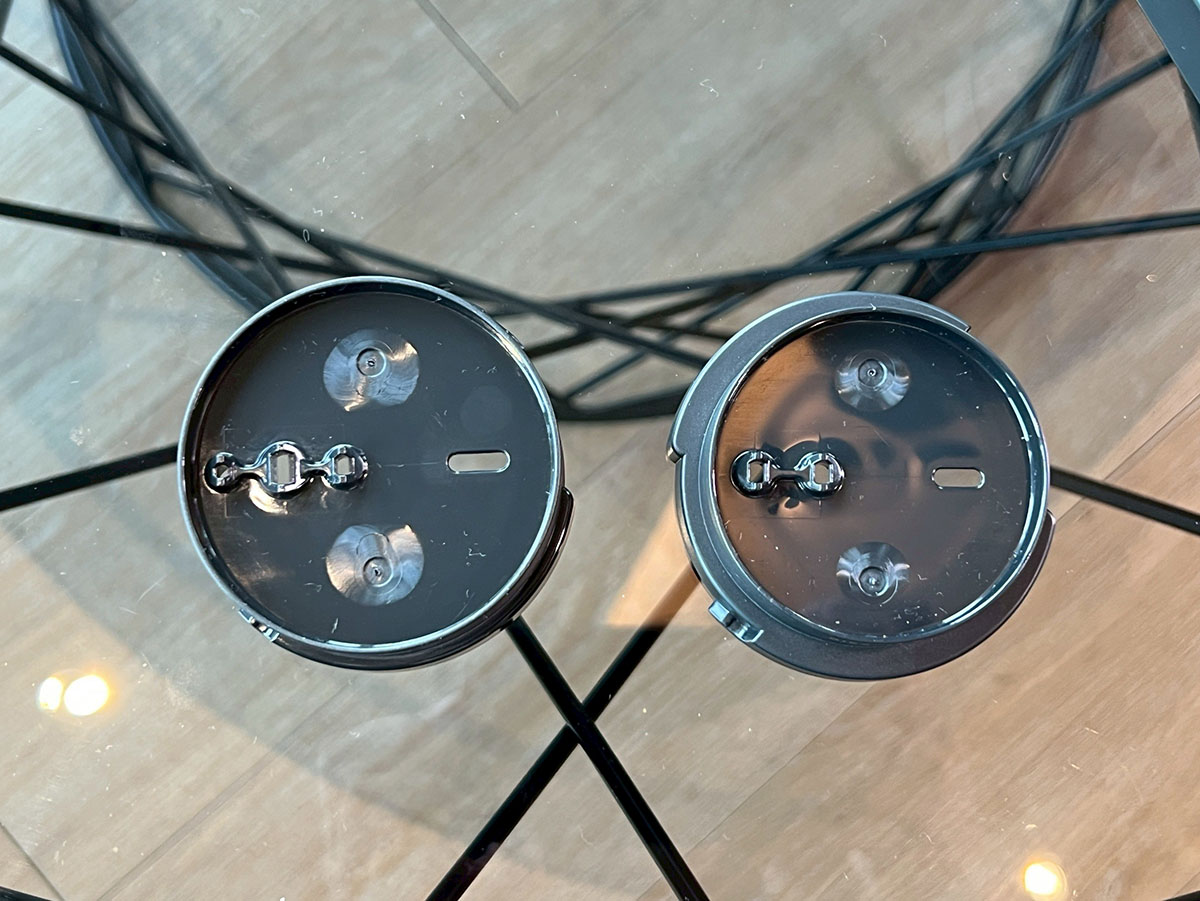 左から「NEW WAVE」「CLASSIC」モードのノズル